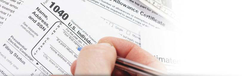 A 1040 form