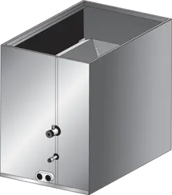 Concord EAD4X downflow coil for furnace support and cooling